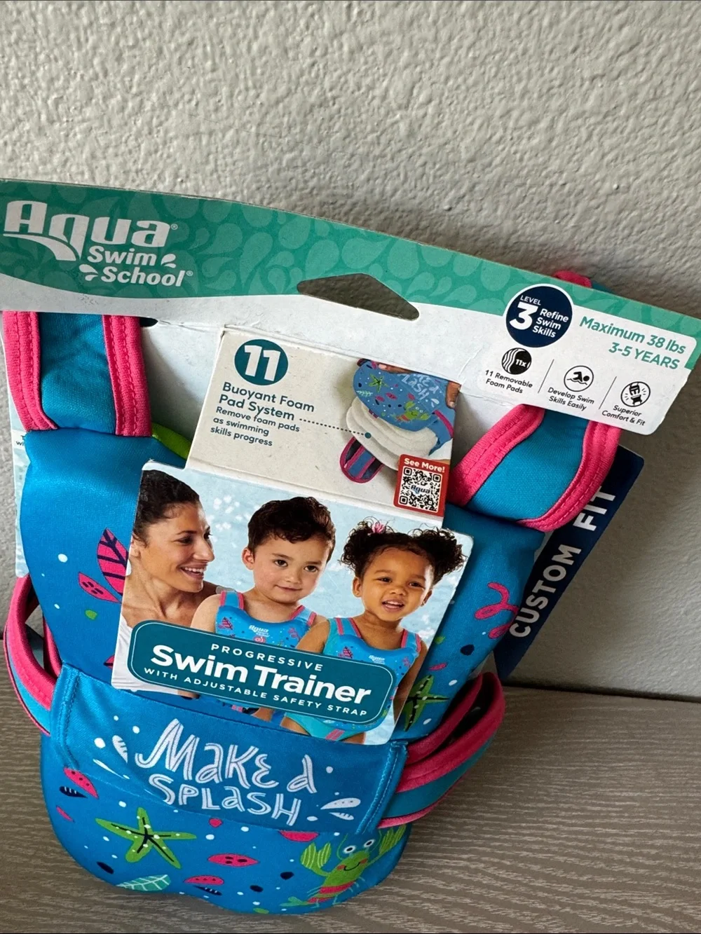 Swim School Progressive Swim Trainer Level 3 Safety Vest